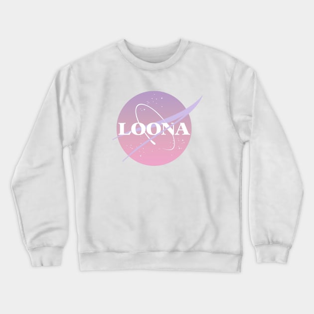 LOONA (NASA) Crewneck Sweatshirt by lovelyday